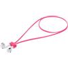 kwmobile Laccetto Portauricolari Compatibile con Apple Airpods 1/2 / 3/4 / PRO 1 / Airpods PRO 2 - Cordino Porta Cuffie in-Ear - Laccio Cuffiette Magnetico Rosa