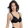 Playtex REGGISENO PLAYTEX EXPERT IN SILHOUETTE RIDUCENTE MINIMIZER P001P4 COPPE C D E F (5 COPPA D, NERO)