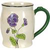 Enesco Our Name is Mud Language of Flowers - Tazza da caffè dipinta a mano, 450 ml, multicolore