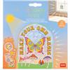 Legami - Set di 4 Adesivi Elettrostatici Acchiappasole per Finestra Rainbow Maker, Adesivi per Finestra, riposizionabili, riutilizzabili, non lasciano Aloni, 15 x 15 cm