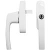 UPVCSTORE Roto Siegenia Si Aubi Alu500 - Maniglia di ricambio per finestra inclinabile in alluminio, colore: Bianco