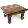 Purity Style Poggiapiedi in legno, supporto per piante, tavolino basso