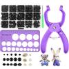 ZGGZHeim Occhi di Sicurezza per Amigurumi e Uncinetto 566 PCS, Occhi e Naso in Plastica con Rondelle di Diverse Dimensioni per Bambole, Peluche, Orsacchiotti, con Outil 10-30mm per Attaccare Occhi e Sicurezza