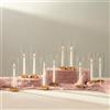 NUPTIO Portacandele Uragano In Vetro Oro: 10 Pezzi Portacandele Cero All'ingrosso Candela Bastone Stand Pack Metallo Chiaro Conico Candele Moderne per Il Matrimonio Centro Pezzo Natale Tavolo Cena