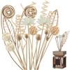 GZGXKJ 32 Pezzi Bastoncini per Diffusori Sostenibile Diffusore Bastoncini in Legno Rattan Bastoncini Profumatori Ambiente per Camera da Letto Interno Bagno Ufficio Soggiorno