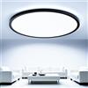 OTREN Plafoniera a LED da soffitto 52 W, 5200 lm, moderna lampada rotonda, pannello ultra sottile, bianco naturale, 6500 K, IP44 luce LED per cucina, balcone, camera da letto, sala da pranzo