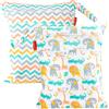 HOMYBABY® Wet bag pannolini lavabili - Borsetta porta pannolini ecologica e impermeabile - Wetbag porta costume bagnato da usare come borsa pannolini lavabili