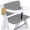 Totsy Baby Copri seggiolone pappa universale 2 pezzi - copriseggiolone bambino e bambina per Hauck e Stokke cuscino imbottitura riduttore per sedia con un rivestimento impermeabile stabile Oeko-Tex Galassia