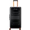 Jeep Jh002b Hardside bagagli espandibile con ruote girevoli, Nero, Carry-On 20 Inch, Jh002b Hardside bagagli espandibile con ruote Spinner