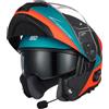 ORIGINE Casco Moto Modulare Bluetooth Interfono Voice Dial Casco Moto Omologato ECE2206 Chiamata Vivavoce