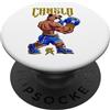 Generic Alvarez Mexicano Boxing Bear Mexican Pride Patriotic Retro PopSockets PopGrip Adesivo