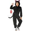 Morph Cat Costume Gatto Bambina, Vestito Carnevale Gatta Bambina, Costume Carnevale Gatto Bambino XL