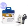 BROTHER COMPATIBILE BROTHER ROTOLO continuo ETICHETTE di CARTA NERO su BIANCO 38mm x 30.48mt COMPATIBILE - DK-22225