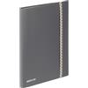 VIQUEL - Porta viste 60 viste A4 BUSINESS CLASS - Protezione documenti in plastica resistente - 30 tasche - Ideale per ufficio o casa - Grigio