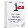 Calendario Geniale 2024. L'Originale. Il Primo con Bonus digitali. Idea Regalo. Inserto 10 x 14 cm. Leggi la frase del giorno e condividi il pensiero Filosofico. Calendario con scatola