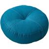 Gralara Cuscino Rotondo da Pavimento per Meditazione, Piccolo Cuscino da Seduta, da Pavimento per Sedia, Divano, Adulti, Bambini, Studio, Soggiorno, Balcone, Blu