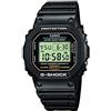 Casio Orologio Digitale al Quarzo da Donna con Cinturino in Resina DW-5600E-1VER, Nero/Nero