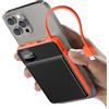 Bazcuka Power Bank Magnetico 20000mAh, 22.5W USB C Powerbank Ricarica Rapida con 2 Cavi, 15W Ricarica Wireless, Display LCD, Caricatore Portatile Mag-safe per iPhone 15/14/13/12 Pro/Pro Max/Plus/Mini
