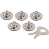 New Marine LOXX Set di parti inferiori, 5 viti per stoffa + chiavi