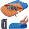 KingCamp Sacca Nanna per Cani,Coperta e Tappetino per Cani 2-in-1 | Pile Morbido, Idrorepellente, 110x70cm, Facile da Riporre per l'Interno e l'Esterno Campeggio
