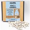 KHOOL | 101 Perle di ceramica EM naturali | Filtro acqua rubinetto e caraffa filtro | Migliora il gusto dell'acqua | Anti calcare | Per lavatrice, lavastoviglie | 10 mm