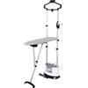 Megonia Ferro da Stiro Verticale Professionale: 1400W 6Bar 12 Livelli di Vapore Regolabili con Asta Telescopica Piastra Ceramica Ideale per Tende/Hotel/Ufficio/Camicie/Tessuti/Casa/Lavanderia