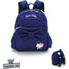 Hello Kitty Zaino per bambini SANRIO Hello Kitty colore Navy taglia S (6 litri; 8,3 x 4,3...