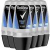 Rexona Men Maximum Protection Deo Roll-On Cobalt Dry Anti Transpirant con protezione contro forte sudorazione e odori corporei, 50 ml, 6 pezzi