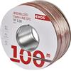 Emos non schermati zweidr athle itung 2 x 1 mm trasparente, 100 pezzi, S8310