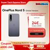 Oneplus Nord 5 Smartphone 5g Snapdragon 8S Gen 3 Display Amoled da 6,83" 144 Hz 5200Mah 80W Supervooc Ricarica 50Mp Doppia fotocamera - 8Gb 256Gb Phantom Gray