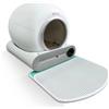 APP Smart lettiera per gatti completamente automatica pulizia automatica lettiera per gatti 65L grande capacità Smart Cat Toilet EU Stock - white