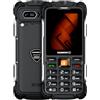 Hammer H Forge LTE - Telefono cellulare esterno senza contratto, batteria da 3000 mAh, 32 GB, display IPS da 2,4, tasti grandi, torcia, fotocamera da 2 MP, radio FM, USB-C, Dual SIM, IP68/MIL-STD