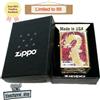 Zippo Accendino ad olio Zippo GP Dragon Red Gold Brass limitato a 88 pezzi in tutto...