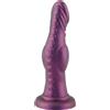 HiSmith LN015 Premium Fantasy Silicone Dildo with Suction Cup 18.4cm Purple
