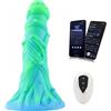 HiSmith WDA029-M Wildolo Glow-in-the-Dark Liquid Silicone Vibrating Dildo with Remote & App 20.8cm