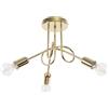 SOLLUX lighting sollux SL.1437 Loop 3 Araña Oro Brillante