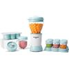 nutribullet Baby Frullatore, Frullatore Elettrico, Accessori Piccoli per Bambini, Bicchieri Senza BPA, Potenza 200 Watt, NBY100