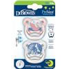 Dr Brown's Natural Flow Ciuccio Prevent Notturno T1 0-6 mesi Rosa