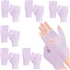 JLFDLLYYZQ Guanti Senza Dita Per Eczema (Nero)