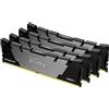 Kingston FURY Renegade 32GB 3600MT/s DDR4 CL16 DIMM (Kit of 4) Desktop Gaming Memory - KF436C16RB2K4/32