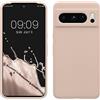 kwmobile Cover per Google Pixel 8 Pro Custodia - Back Case per Smartphone in Silicone TPU - Protezione Gommata - coconut swirl