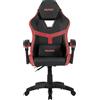 Nuwo sedia gaming, odin amaranth, rosso e nero