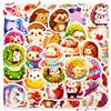 Mistree 50 Adesivi Riccio Skate, Bicicletta, Valigia per Bambini Scuola, 5 CM, Stickers Attacca Stacca, Impermeabile