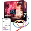 Nanoleaf Striscia LED Neon RGB 5m, Wi-Fi Compatibile con Matter, Alexa e Google Assistant, Sincronizzazione Musica e Schermo, DIY, Scene Dinamiche via App, Controllo Vocale, Per Camera e Déco Murale