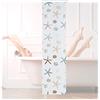 Relaxdays Tenda a Rullo Ocean, Impermeabile, Vasca, Doccia, Conchiglie, Montaggio a Soffitto, 60x240 cm, Semitrasparente