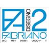Fabriano Album disegno liscio Fabriano F2 a punti metallici (110 gr) - 20 fogli - 24x33 cm
