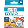Dymo Originale Nastro Dymo 6mm x 7m - 43610 (S0720770) nero-trasparente - 699012