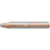 Stabilo Matite colorate Stabilo Woody 3 in 1 punta larga conf. 5 pz argento 880/805 - F01409
