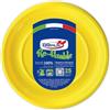 Dopla Reusable Piatti piani gialli in polistirene h.19 mm conf. 25 pz Dopla Reusable Ø 220 mm 11833 - F03776