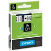 Dymo Originale Nastro Dymo 12mm x 7m - 45013 (S0720530) nero-bianco - 260334